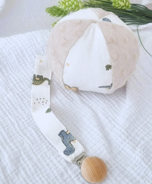 Twill Pacifier Clip