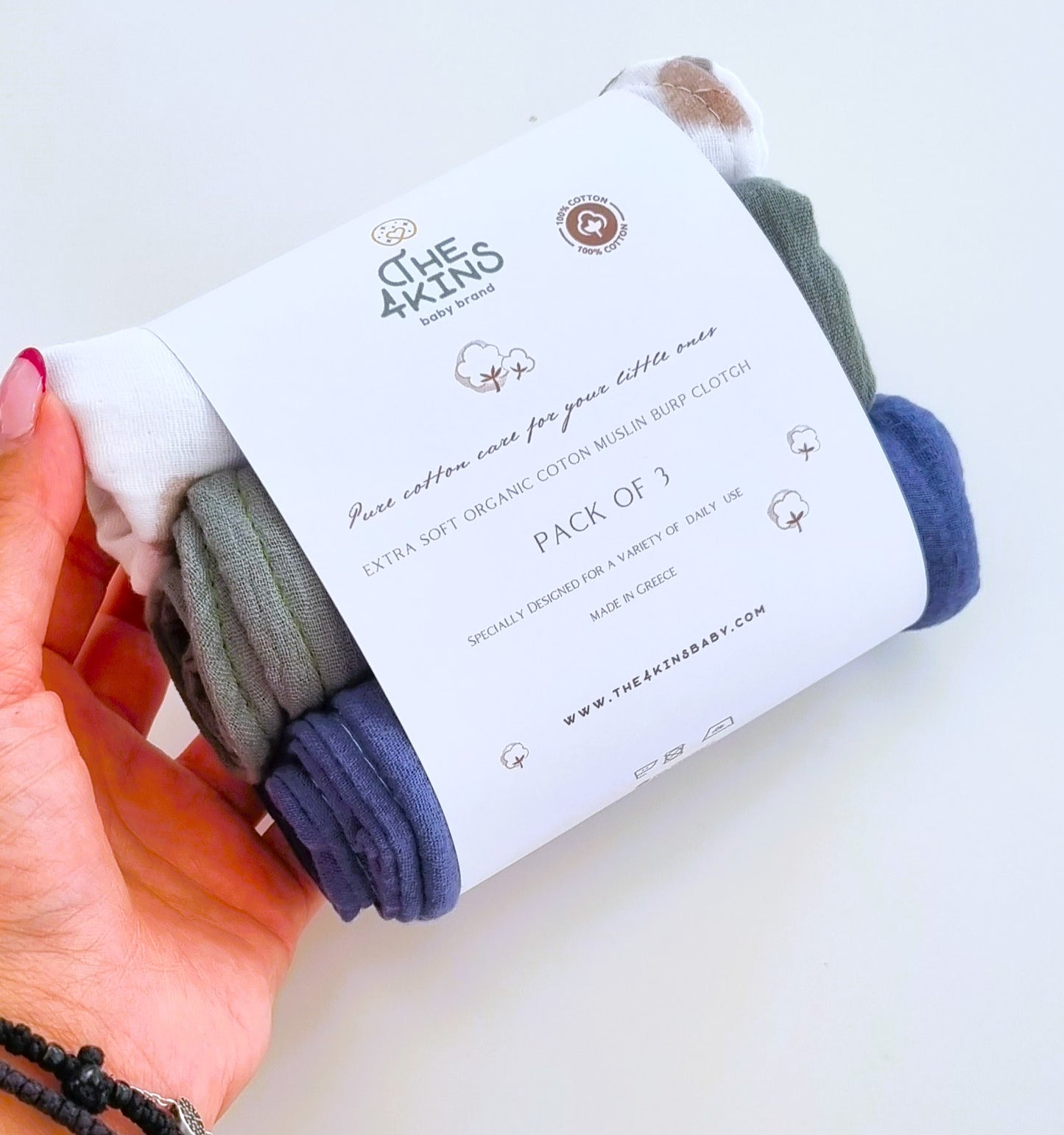 Σετ Πανάκια Μουσελίνας XXL - Burp Cloth