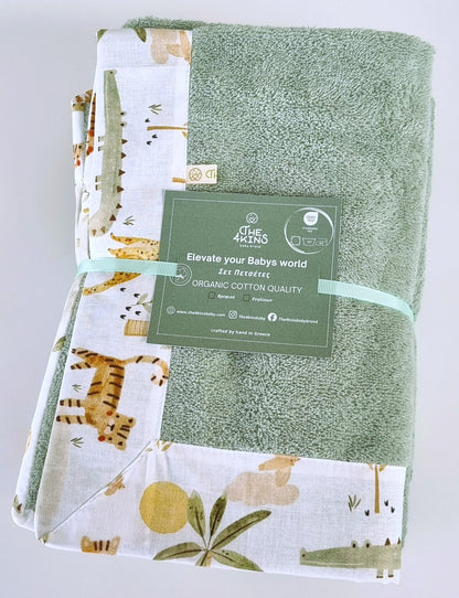 Savannah Σετ Πετσέτες in Sage