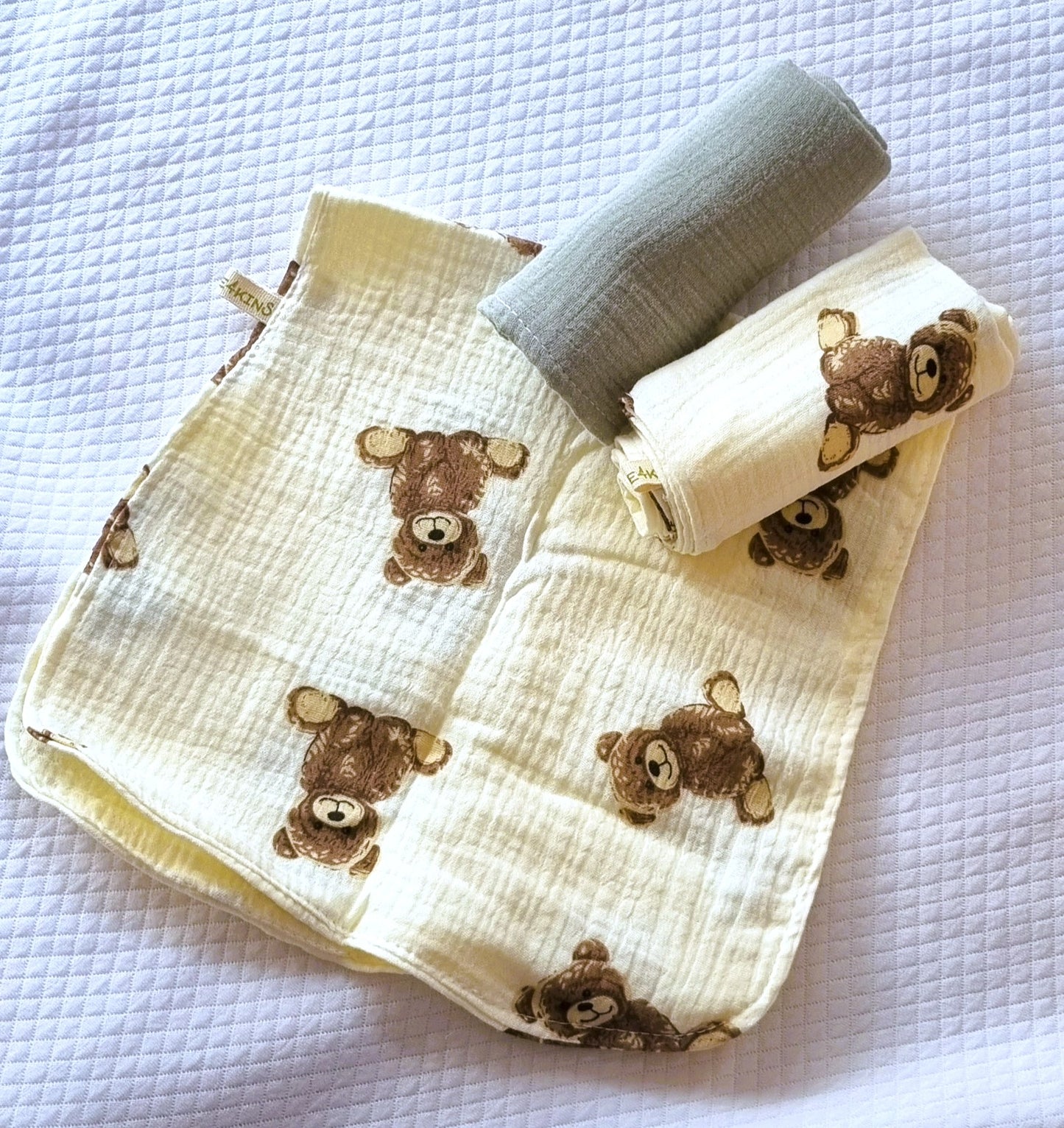 Teddy Σετ Πανάκια Μουσελίνας XXL - Burp Cloth