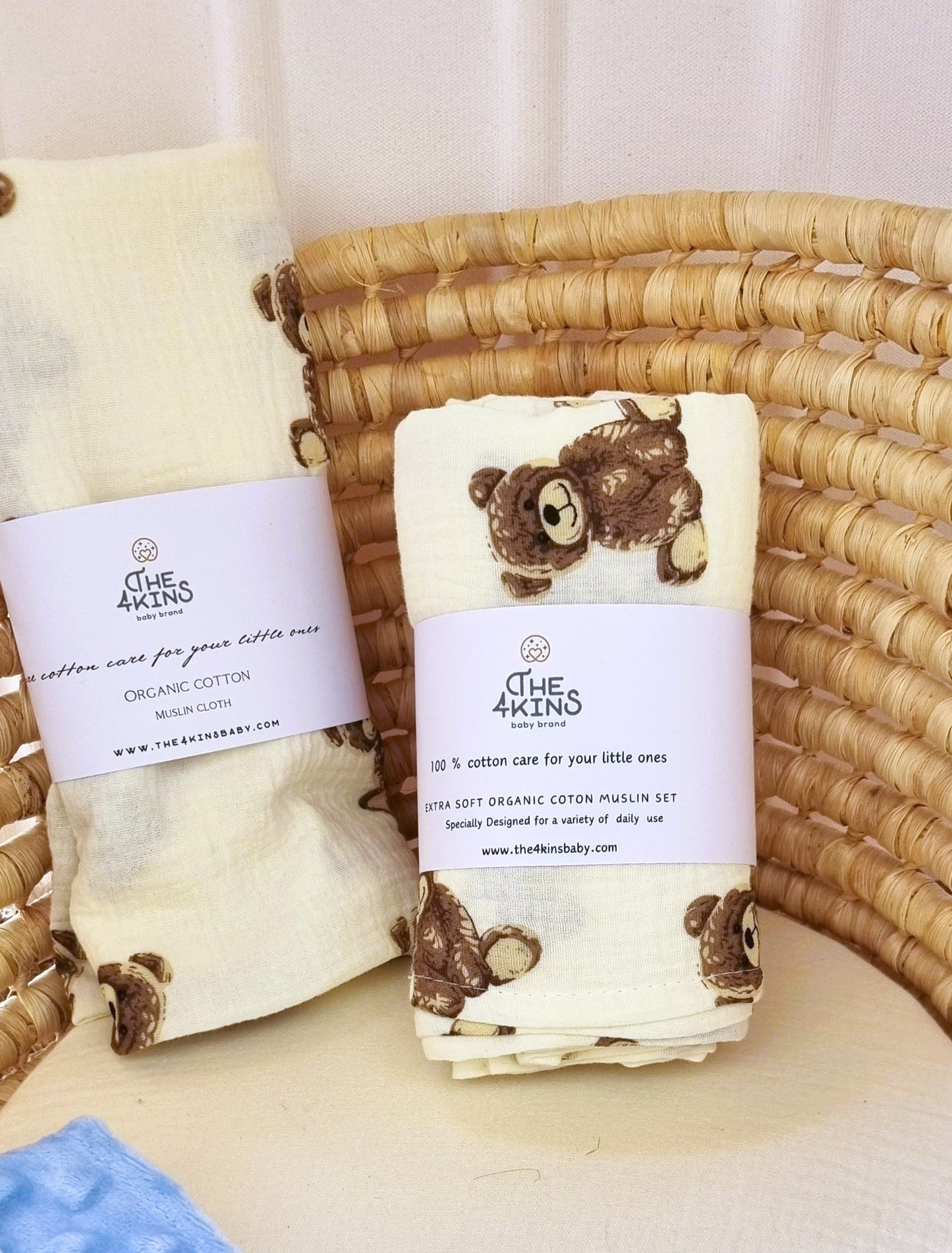 Muslin set teddy - Πάνες Αγκαλιάς