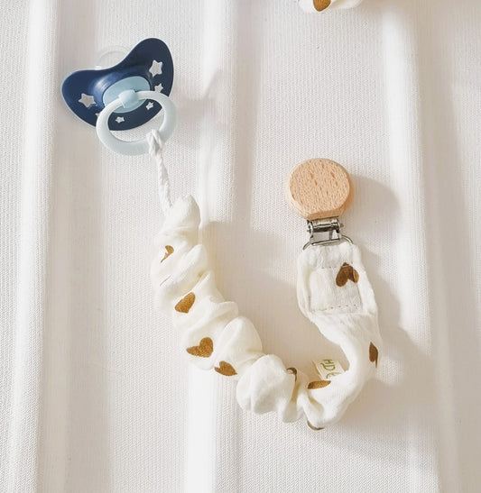 Twill Pacifier Clip