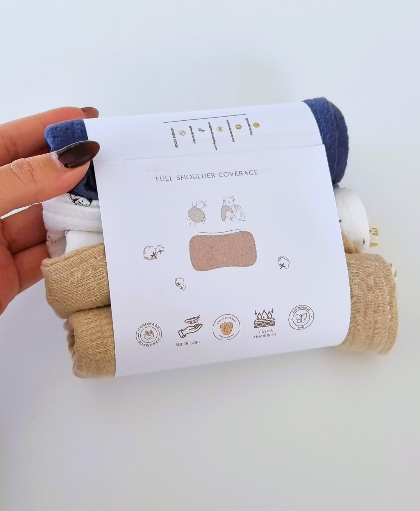 Σετ Πανάκια Μουσελίνας XXL - Burp Cloth Zebra combo