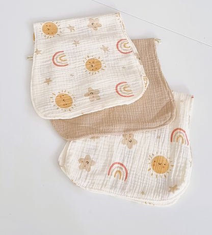 Σετ Πανάκια Μουσελίνας XXL - Burp Cloth Playful combo
