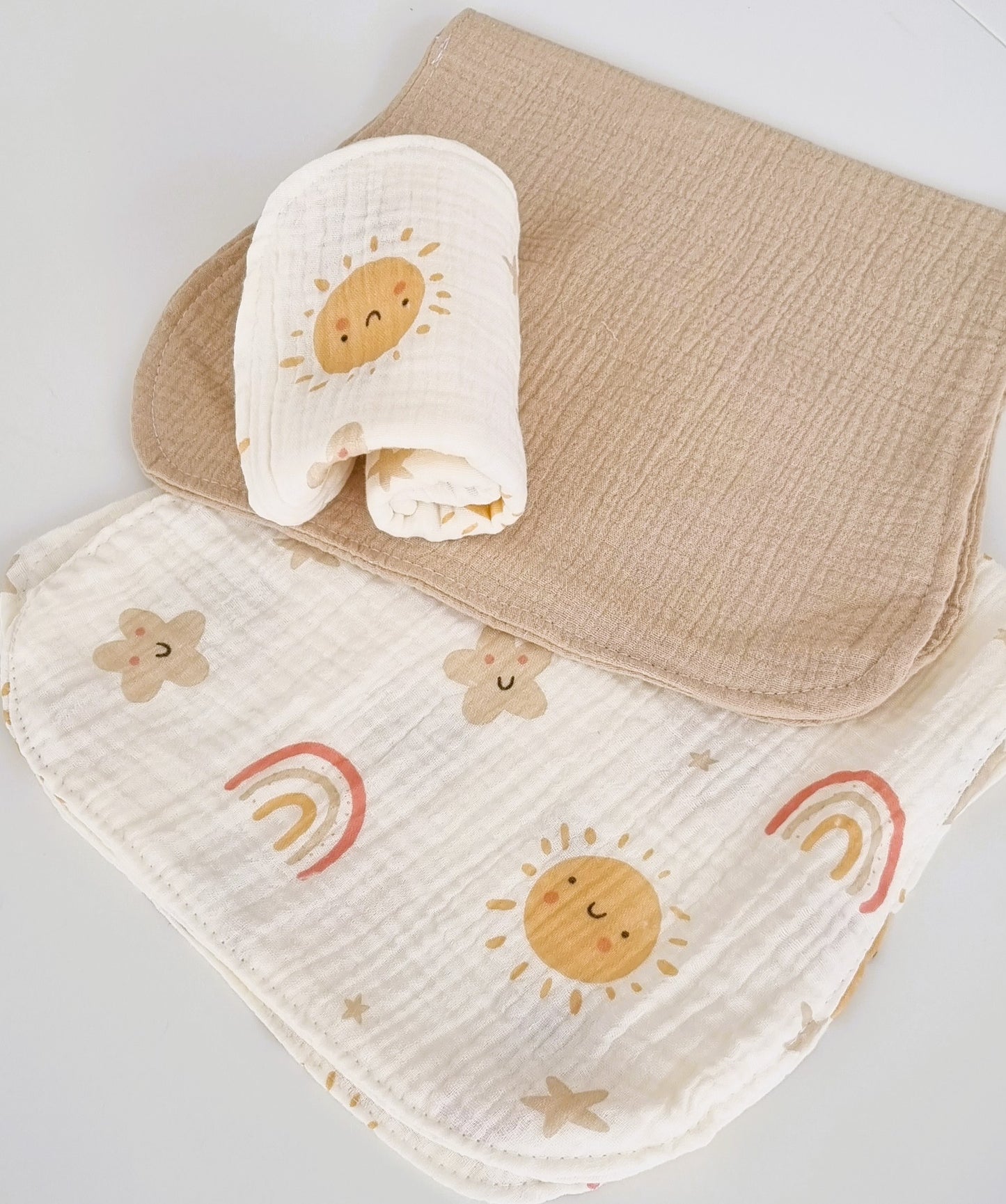 Σετ Πανάκια Μουσελίνας XXL - Burp Cloth Playful combo