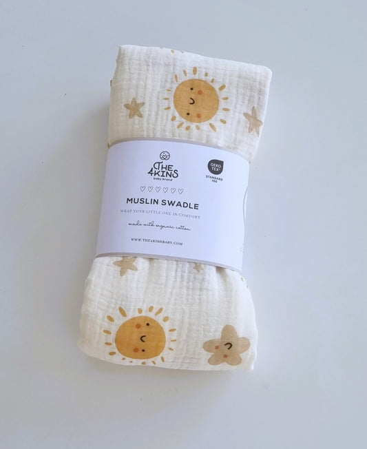 Azure Blue Hug Diaper/Muslin