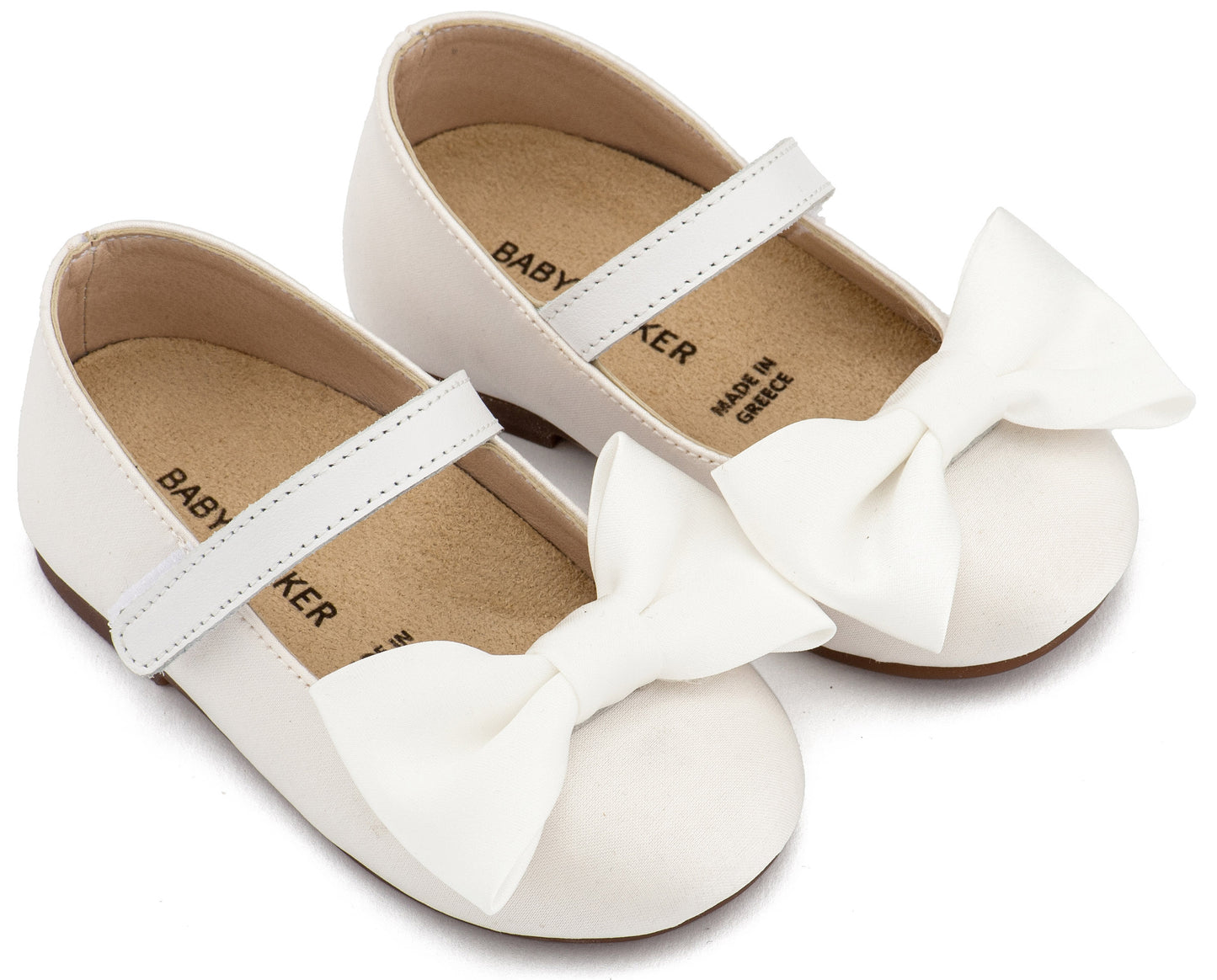 Γοβάκι Μονή Μπαρέτα με Σατέν Φιόγκο (white)