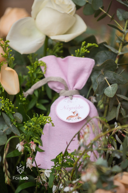 Μπομπονιέρα Βάπτισης Πουγκί