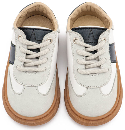 Δίχρωμο Δετά Sneaker EXC5309  Λευκό Μπλε