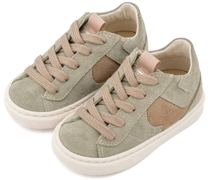 Δίχρωμο Sneaker Δετό EXC8002 Μέντα Μπεζ
