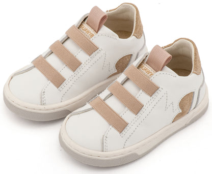 Sneaker Παντοφλέ με Λαστιχάκια EXC8005 Λευκό Μπεζ