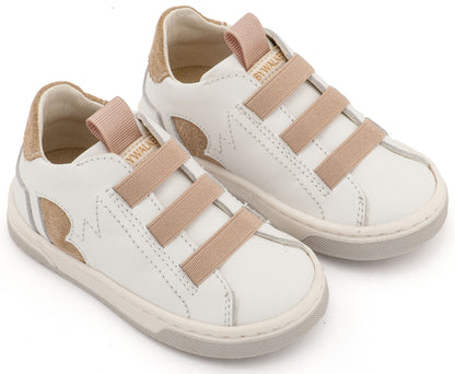 Sneaker Παντοφλέ με Λαστιχάκια EXC8005 Λευκό Μπεζ