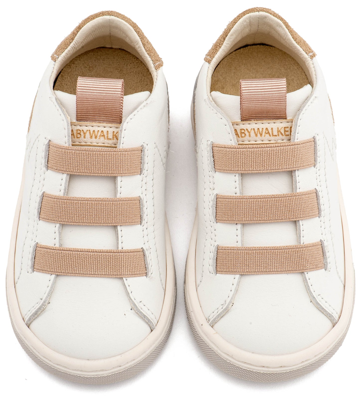 Sneaker Παντοφλέ με Λαστιχάκια EXC8005 Λευκό Μπεζ