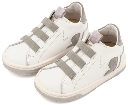 Sneaker Παντοφλέ με Λαστιχάκια EXC8005 Λευκό Γκρι