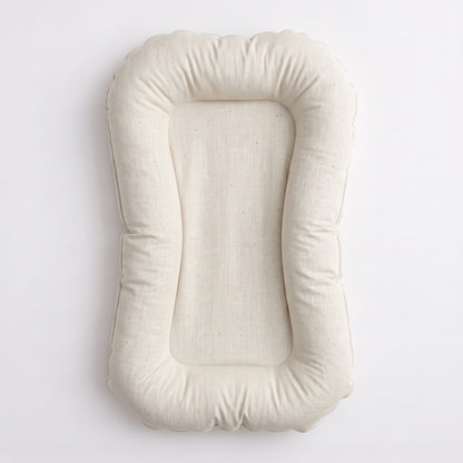 Νέας γενιάς cocoon Safe-Lounge Baby Nest - Linen Natural