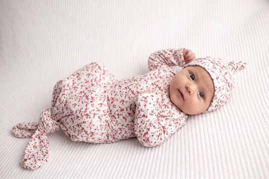 Baby Gown Floral- Βρεφικό Φορμάκι Ύπνου-  My First Organics
