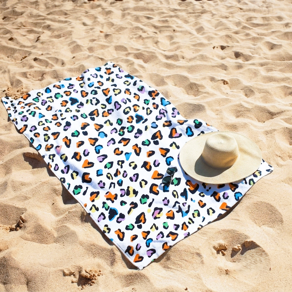 Colorful animal print Πετσέτα Θαλάσσης