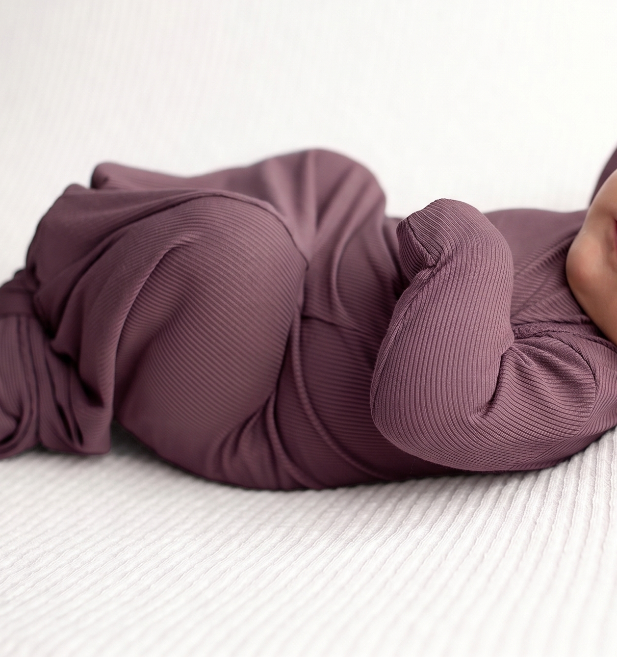 Baby Gown Maroon- Βρεφικό Φορμάκι Ύπνου