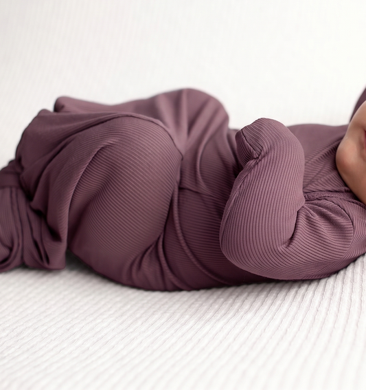 Baby Gown Maroon- Βρεφικό Φορμάκι Ύπνου