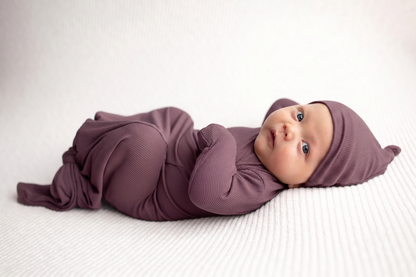 Baby Gown Maroon- Βρεφικό Φορμάκι Ύπνου