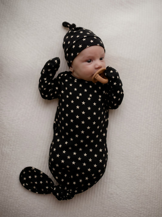 Black Stars - Βρεφικό Φορμάκι Ύπνου Baby gown