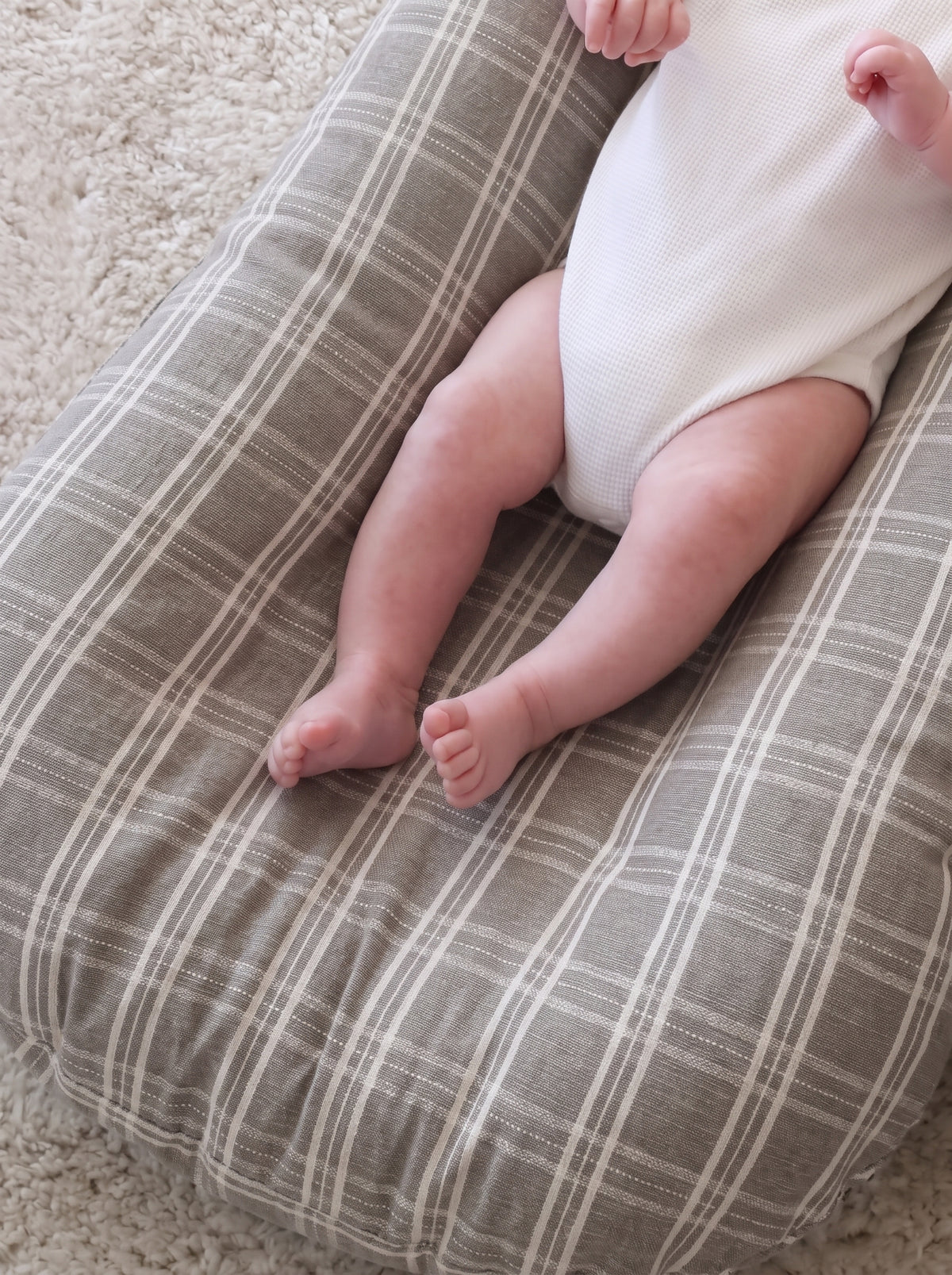 Αδιάβροχο Κάλυμμα για το Baby lounger Linen Modern
