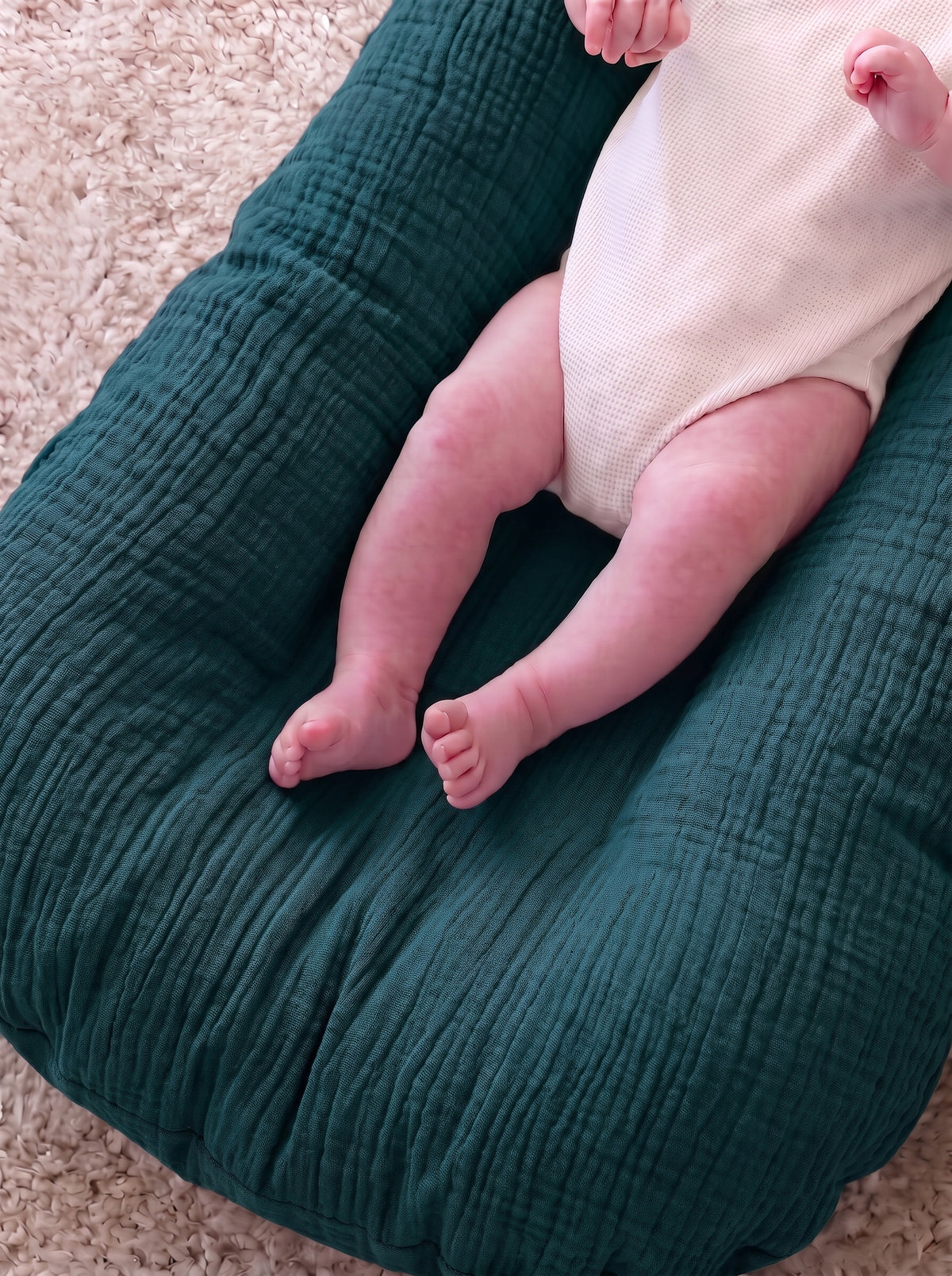 Αδιάβροχο Κάλυμμα για το Baby lounger Muslin Denim