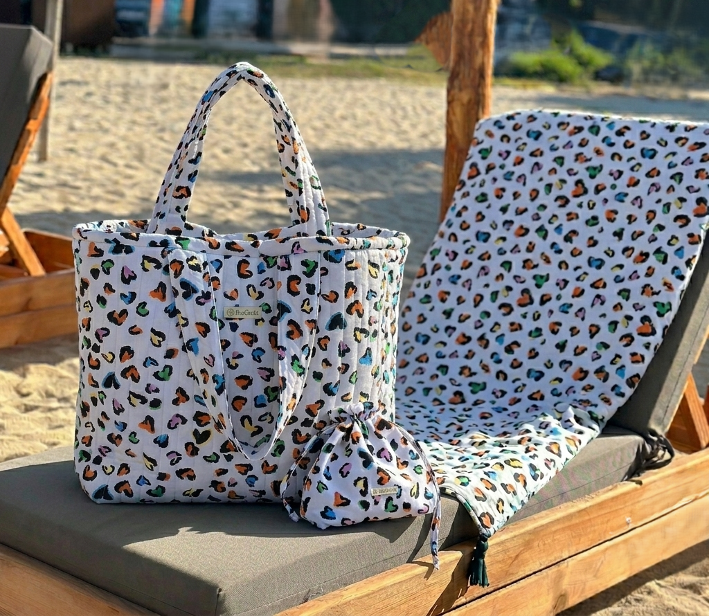 Colorful animal print Πετσέτα Θαλάσσης