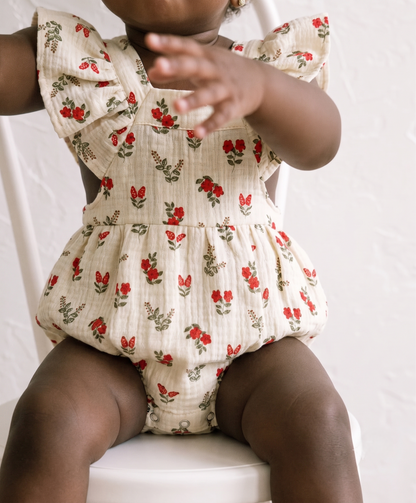 Muslin Vintage Romper Φορμάκι - Garden