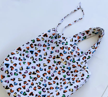 Colorful animal print Τσάντα παραλίας