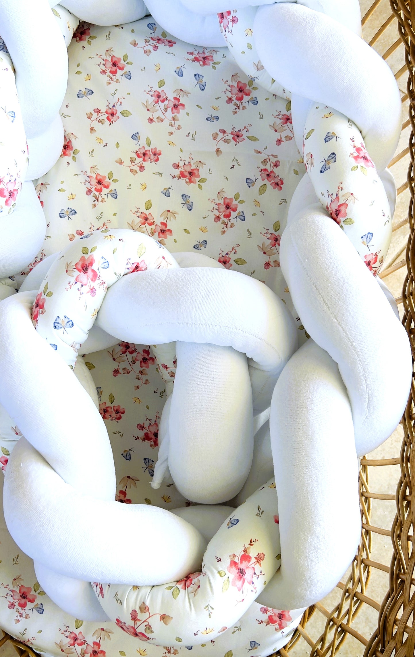 Πλεξούδα Braided Cot Bumper English tea party
