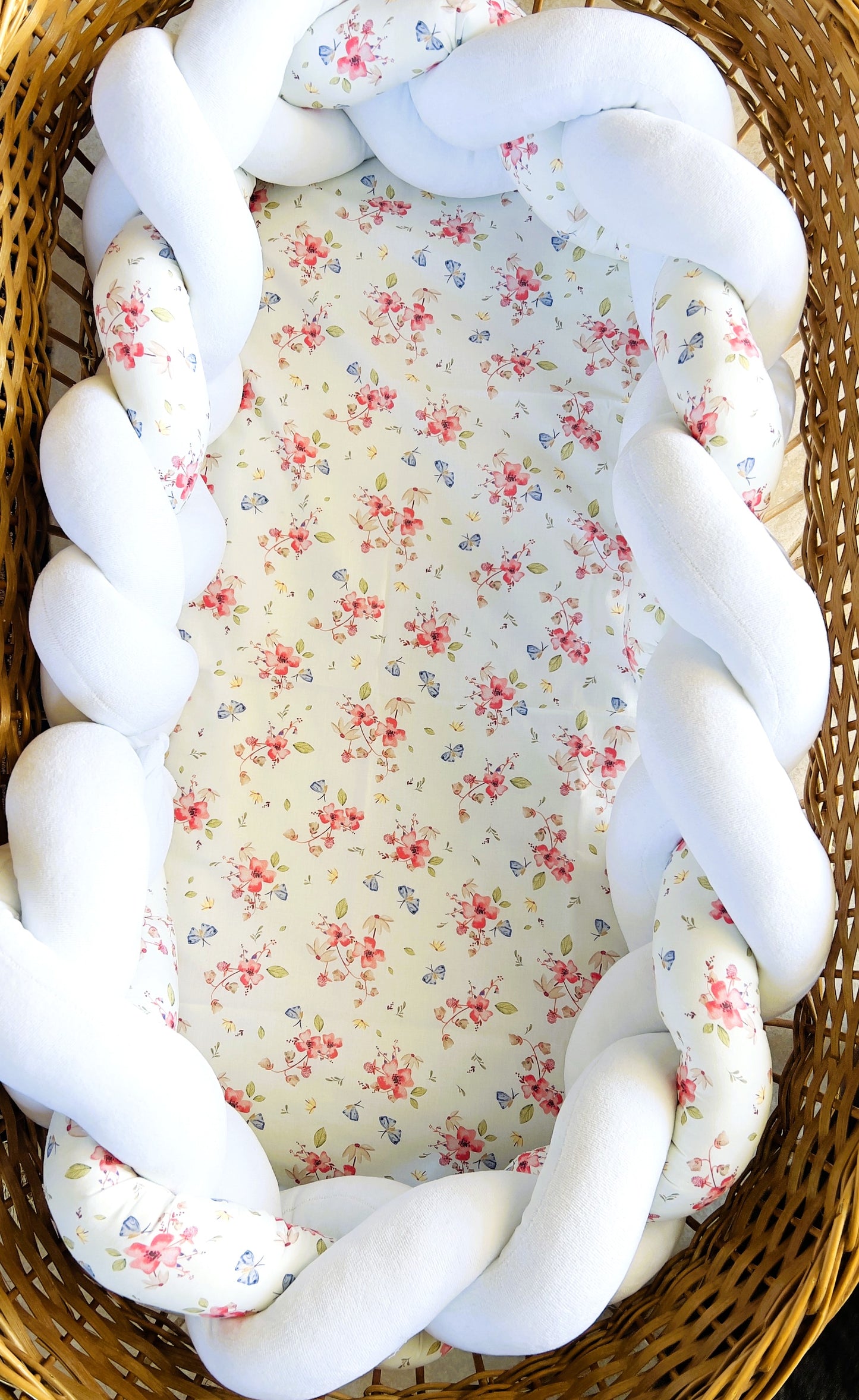Πλεξούδα Braided Cot Bumper English tea party