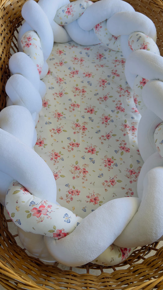 Πλεξούδα Braided Cot Bumper English tea party