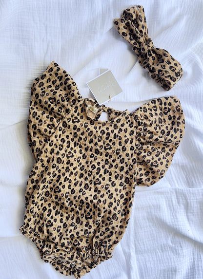 Muslin Wings Φορμάκι - Animal Print