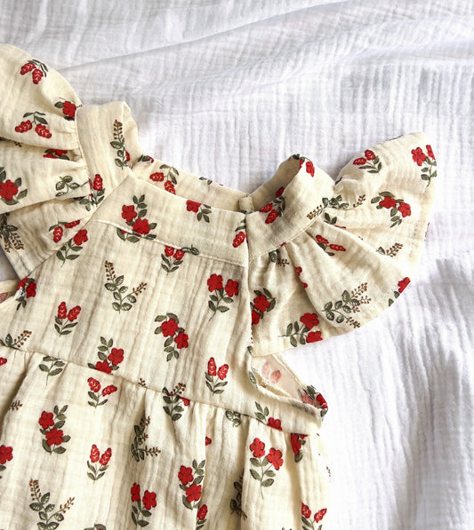 Muslin Vintage Romper Φορμάκι - Garden