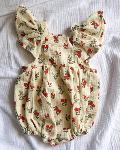 Muslin Vintage Romper Φορμάκι - Garden