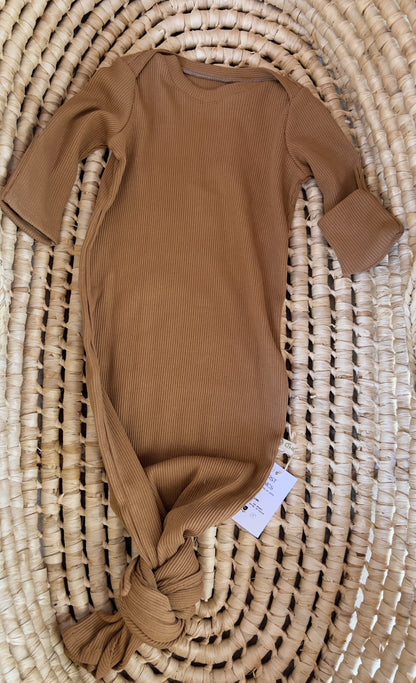 Baby Gown Caramel- Βρεφικό Φορμάκι Ύπνου-  My First Organics