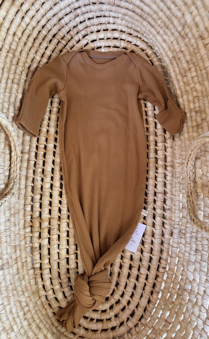 Baby Gown Caramel- Βρεφικό Φορμάκι Ύπνου-  My First Organics