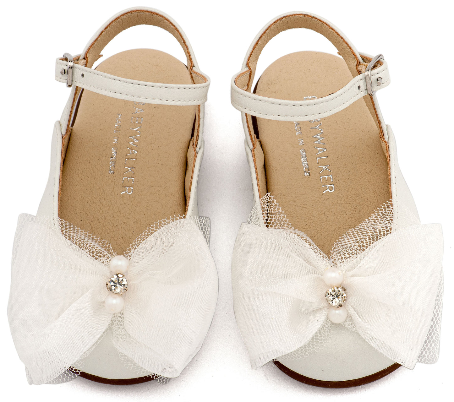 Γαλλικό Σαμπό Διακοσμημένο με Φιόγκο Οργάντζας και Στρας PRI2661 Εκρού