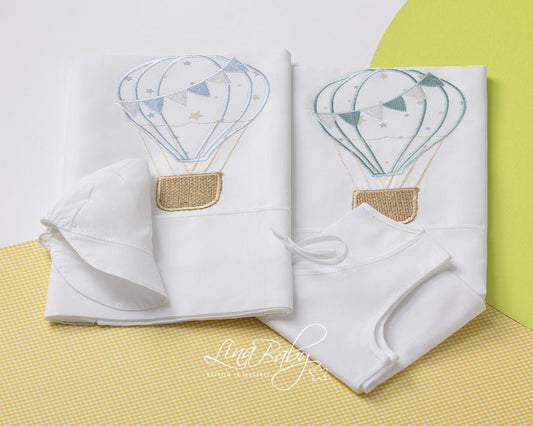 Air balloon Λαδόπανα Βάπτισης - The4kins baby brand
