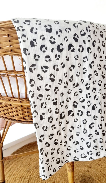 Animal Print Πάνα Αγκαλιάς/Μουσελίνα - The4kins baby brand