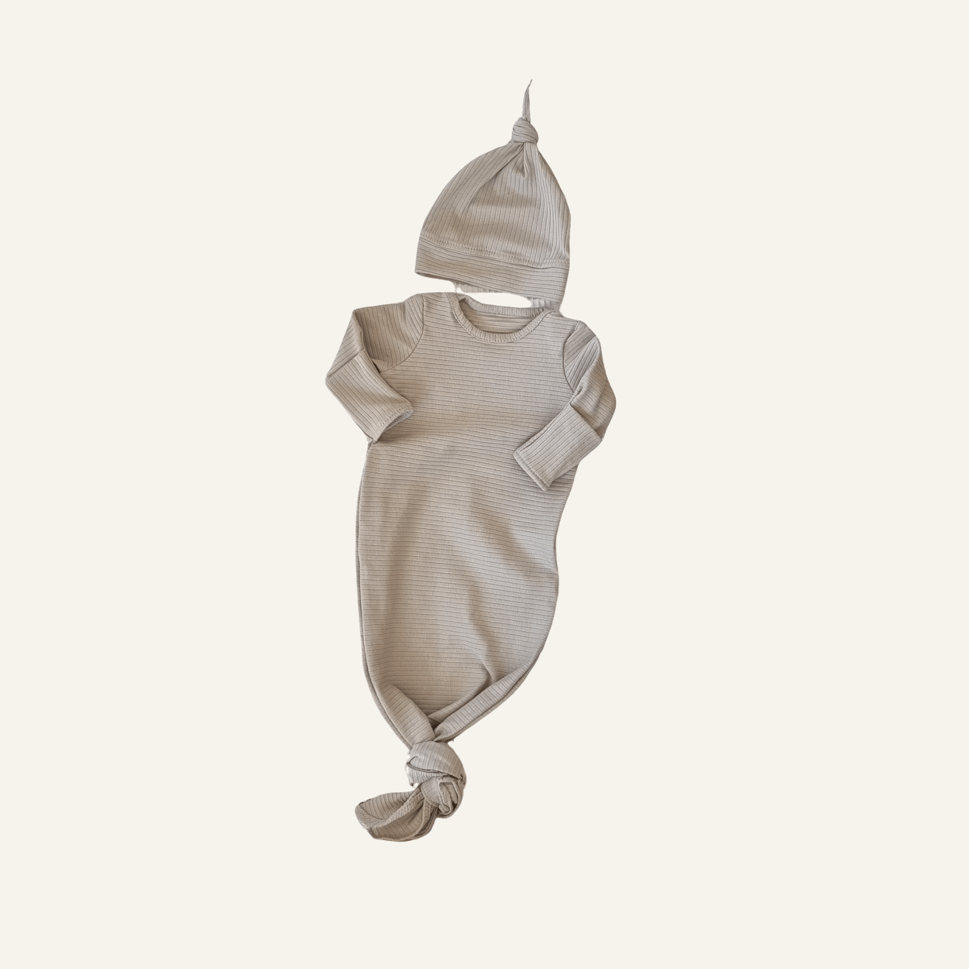 Baby Gown Natural - Βρεφικό Φορμάκι Ύπνου - My First Organics - The4kins baby brand