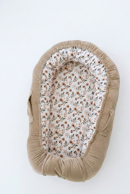 Χειροποίητο Baby Nest Bloom με λουλούδια για κορίτσι - The4kins