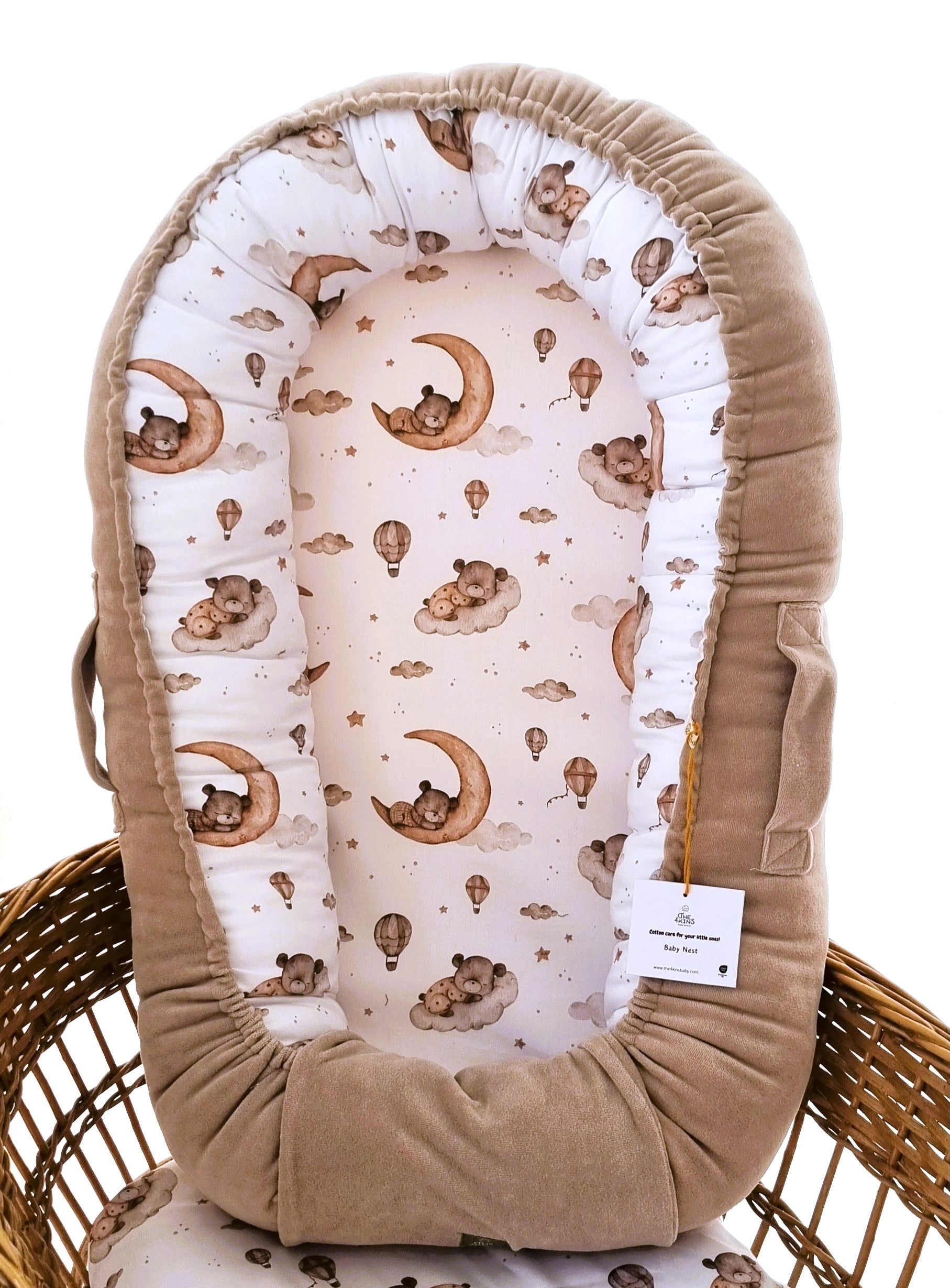 Βρεφική φωλιά ύπνου Dream 100% βαμβακερή χειροποίητη