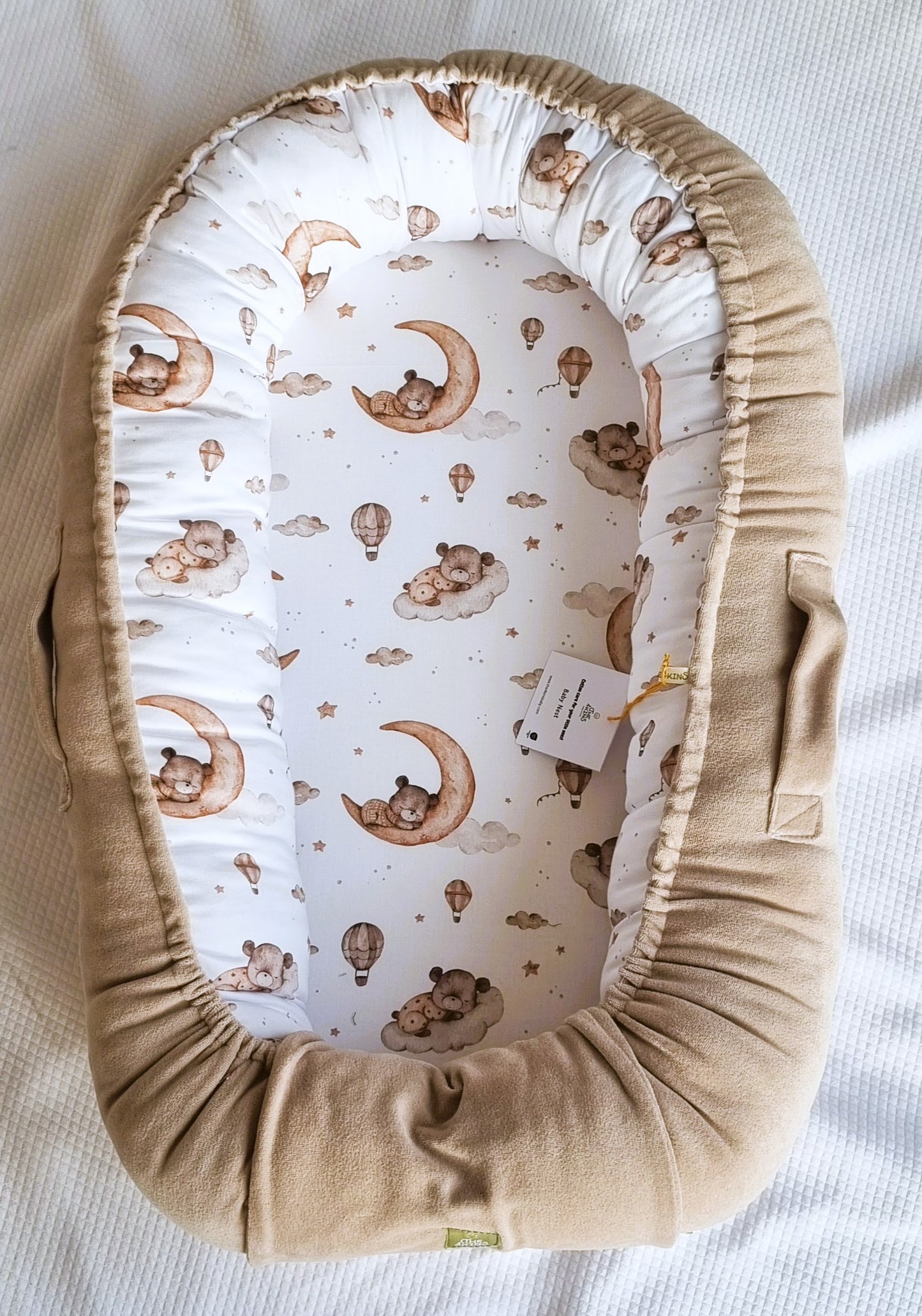Βρεφική φωλιά ύπνου Dream 100% βαμβακερή χειροποίητη