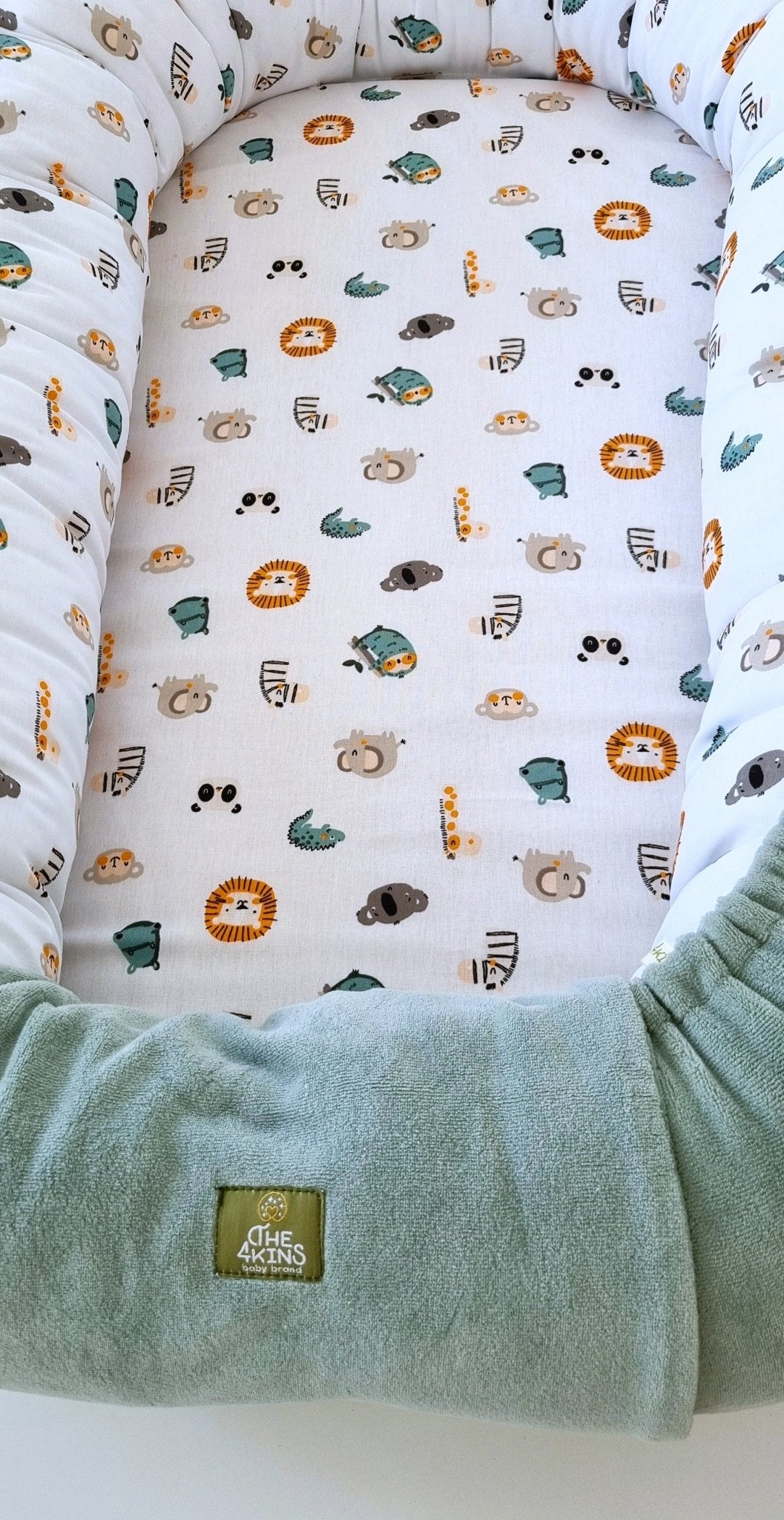 Βρεφική φωλιά ύπνου Friends με χαρούμενα ζωάκια