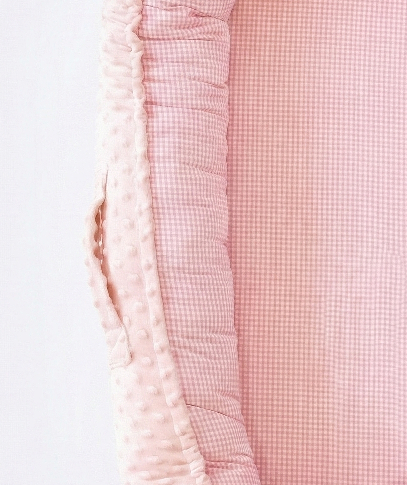 Ροζ χειροποίητο Baby Nest Girly ιδανικό για νεογέννητο κορίτσι