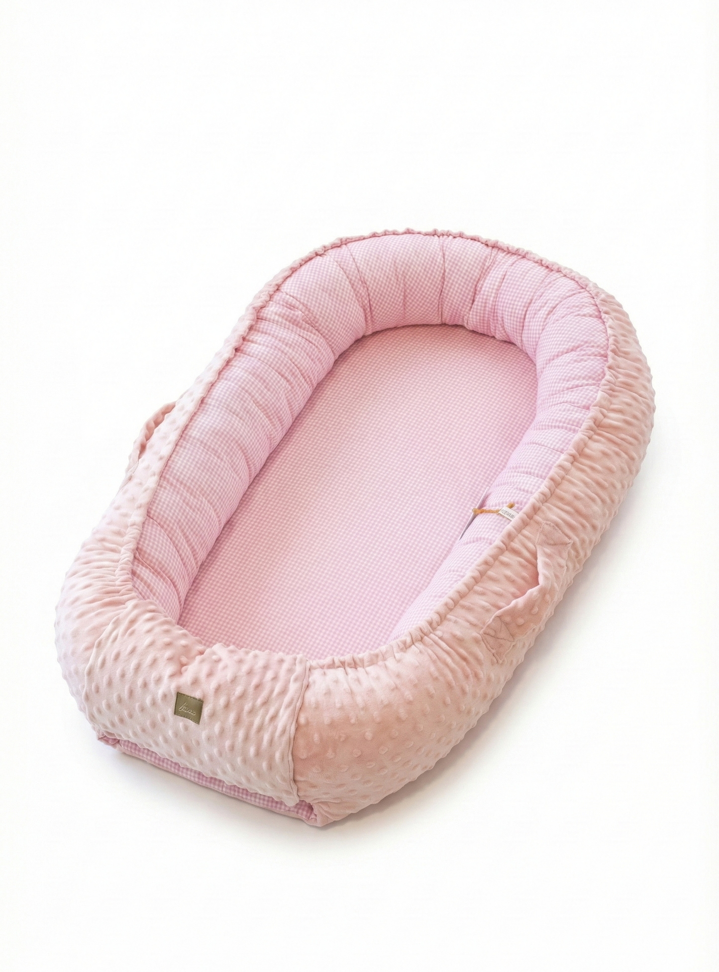 Ροζ χειροποίητο Baby Nest Girly ιδανικό για νεογέννητο κορίτσι