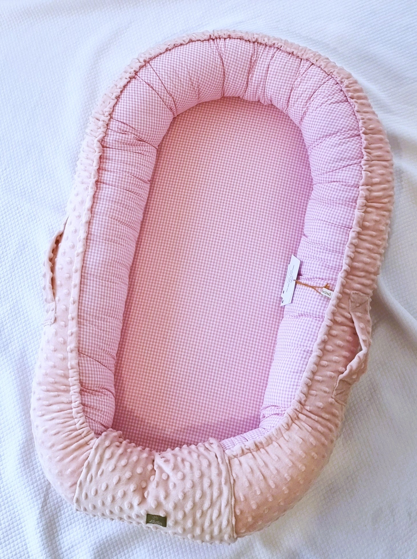 Ροζ χειροποίητο Baby Nest Girly ιδανικό για νεογέννητο κορίτσι