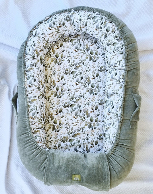 Baby Nest Magnolia με μεγάλα λουλούδια για κορίτσι